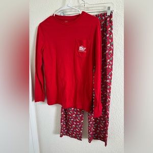 Boys Vineyard Vines Christmas PJ set